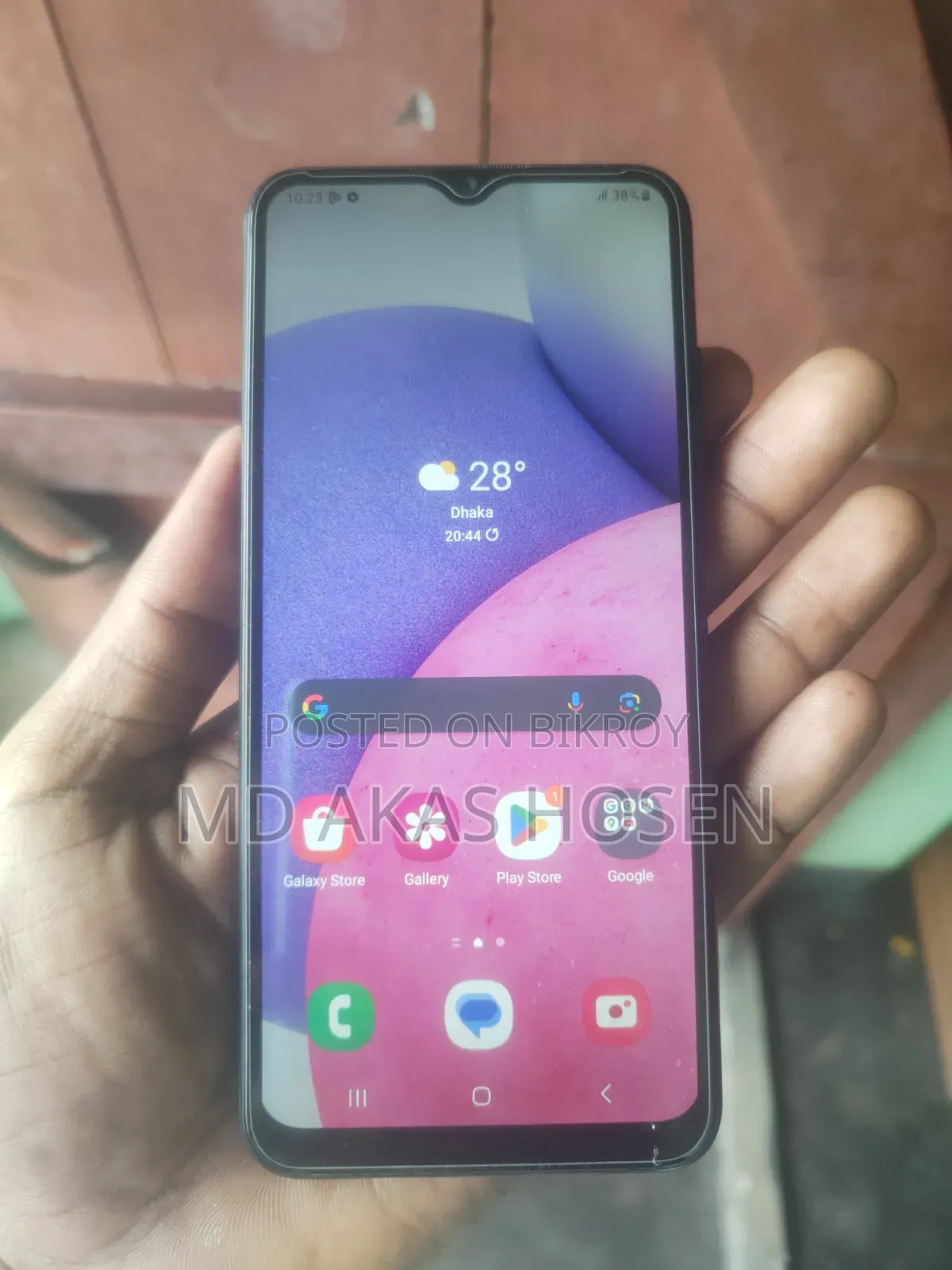 স্যামসাং গ্যালাক্সি এ০৩এস ৬৪ জিবি ব্ল্যাক