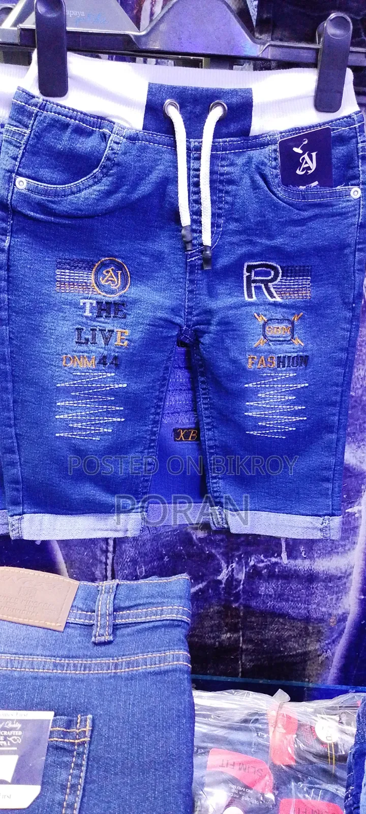 Kids Modern High Quality Three Quarter Jeans