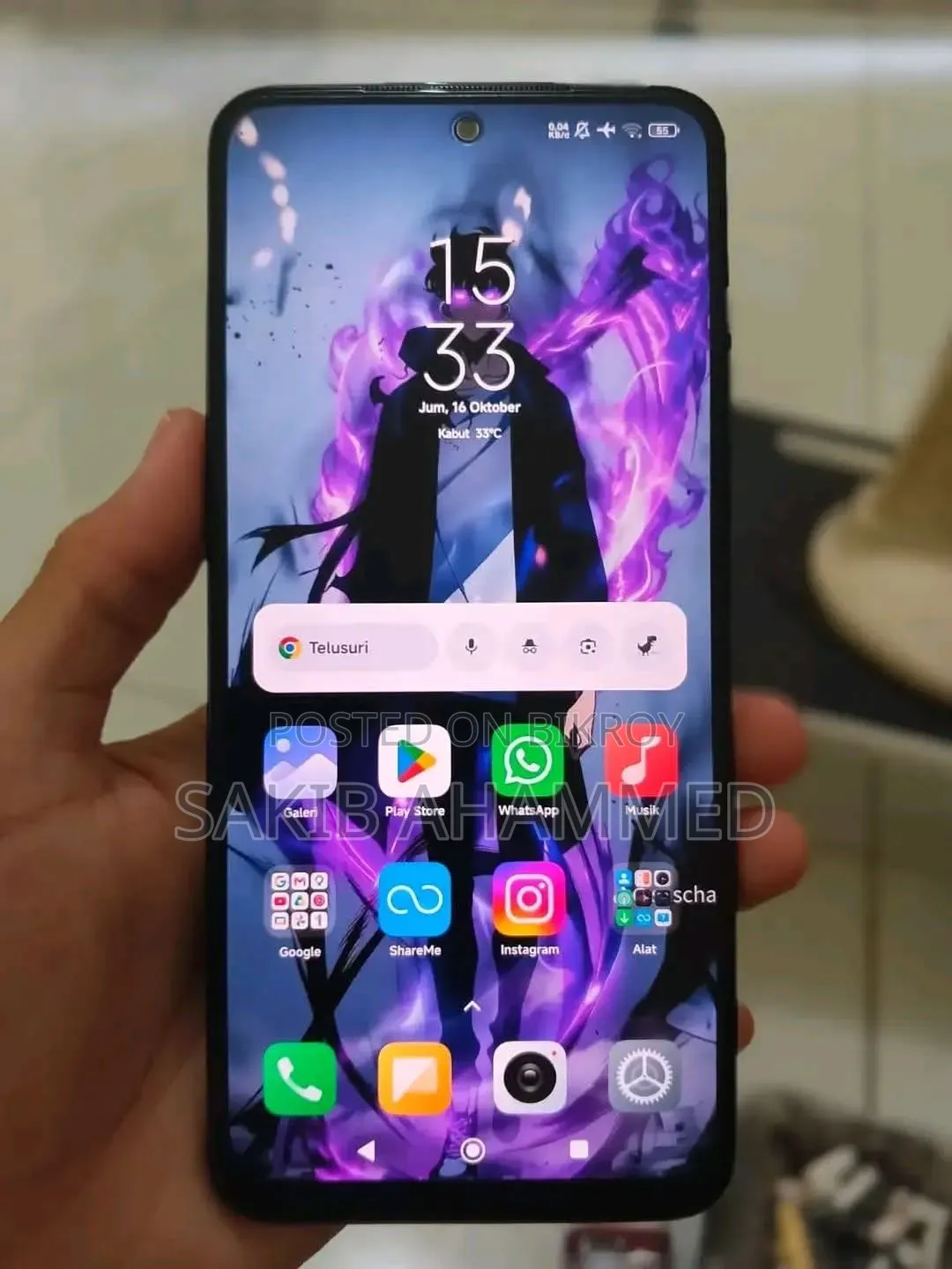 শাওমি রেডমি নোট ১১ ৬৪ জিবি ব্ল্যাক