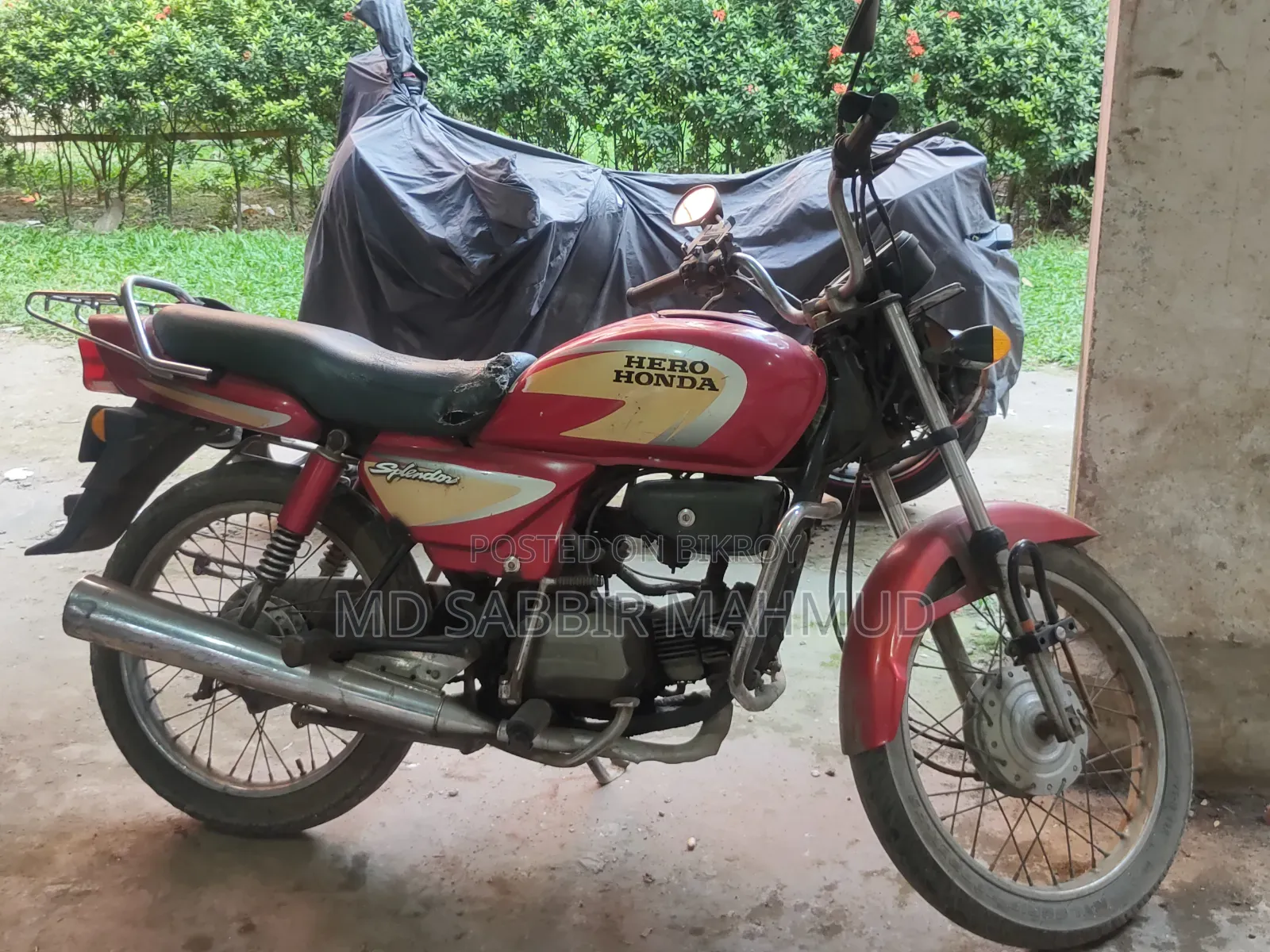 হিরো স্প্লেন্ডার প্লাস ২০০৮ লাল