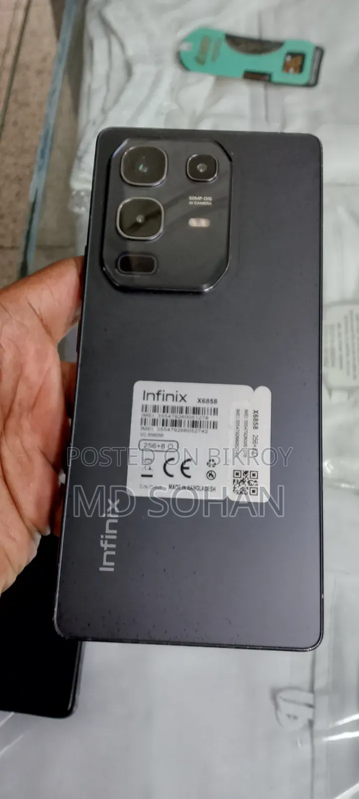 Infinix Note 50 4G 256 GB Black