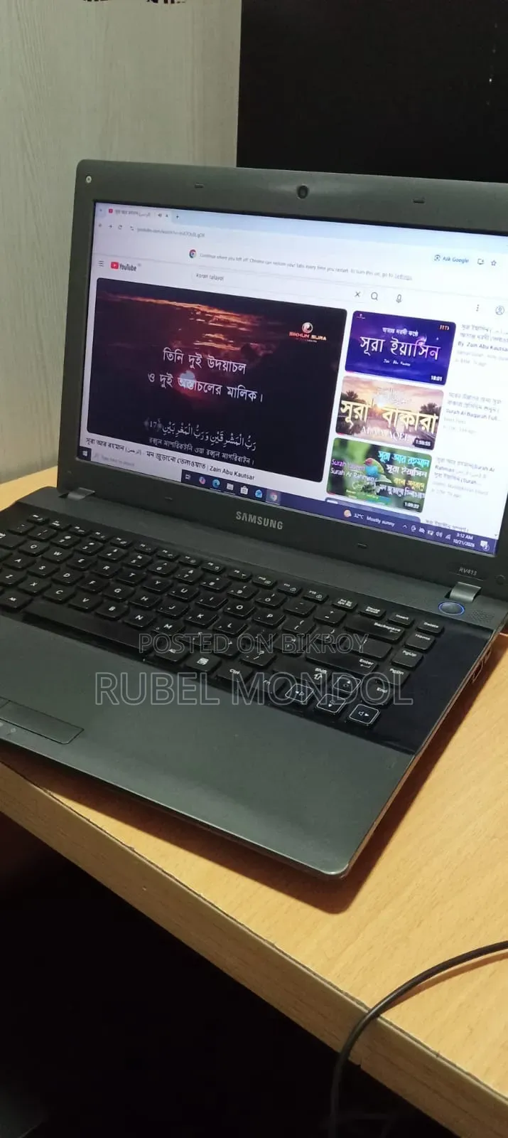 Laptop Samsung 4GB AMD HDD 500GB