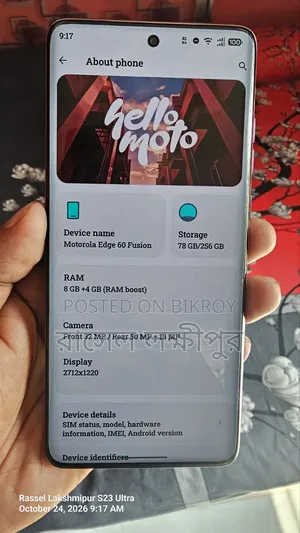 Motorola Edge 60 Fusion 256 GB Pink