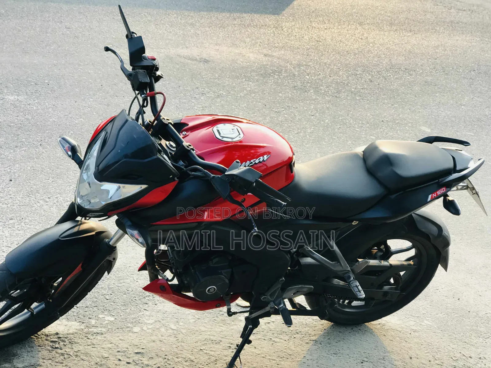 Bajaj Pulsar NS 160 2021 Red