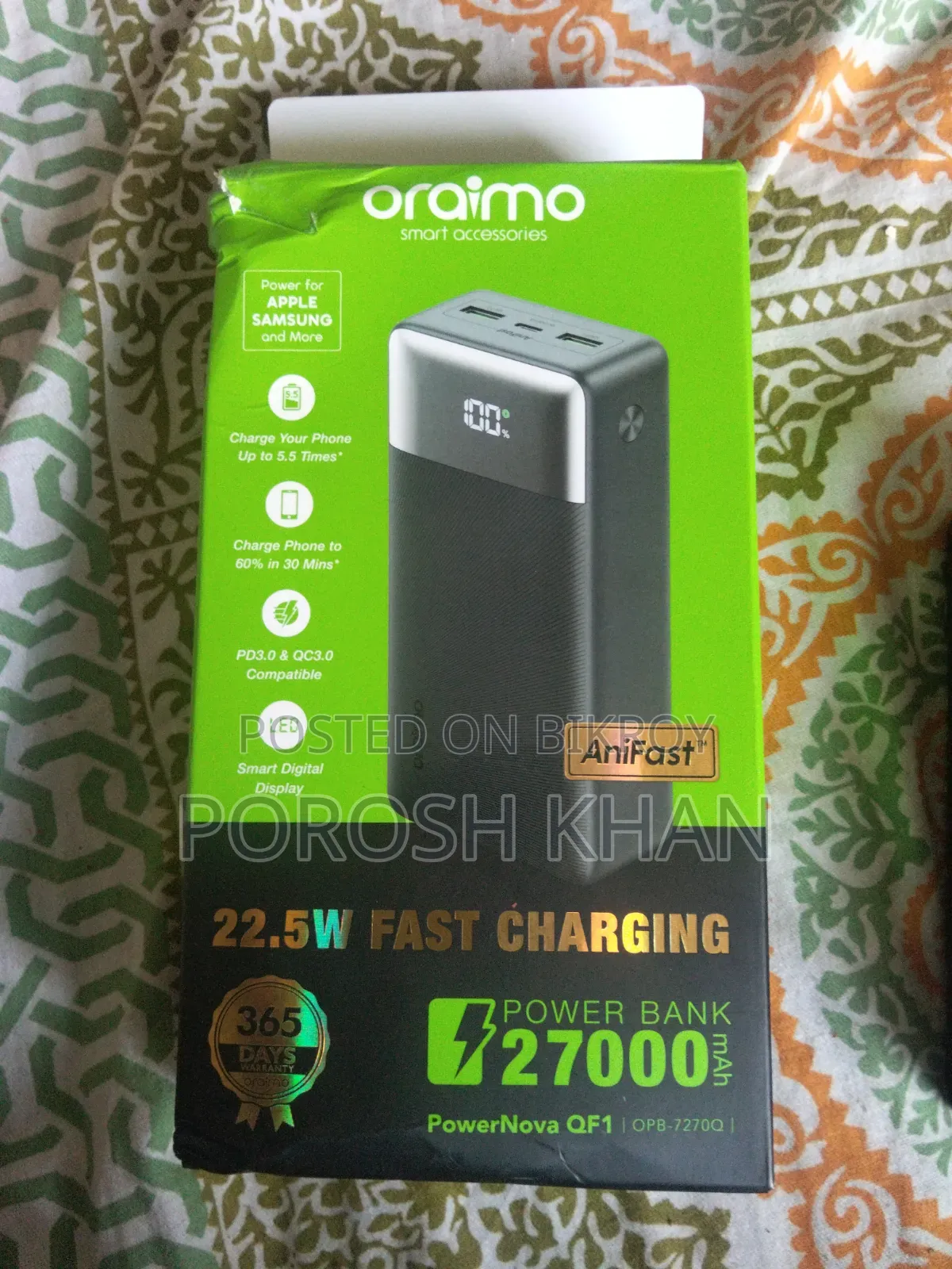 Oraimo Original 27000mAh Power Bank