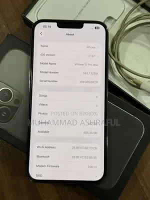 New Apple iPhone 13 Pro Max 512 GB Black