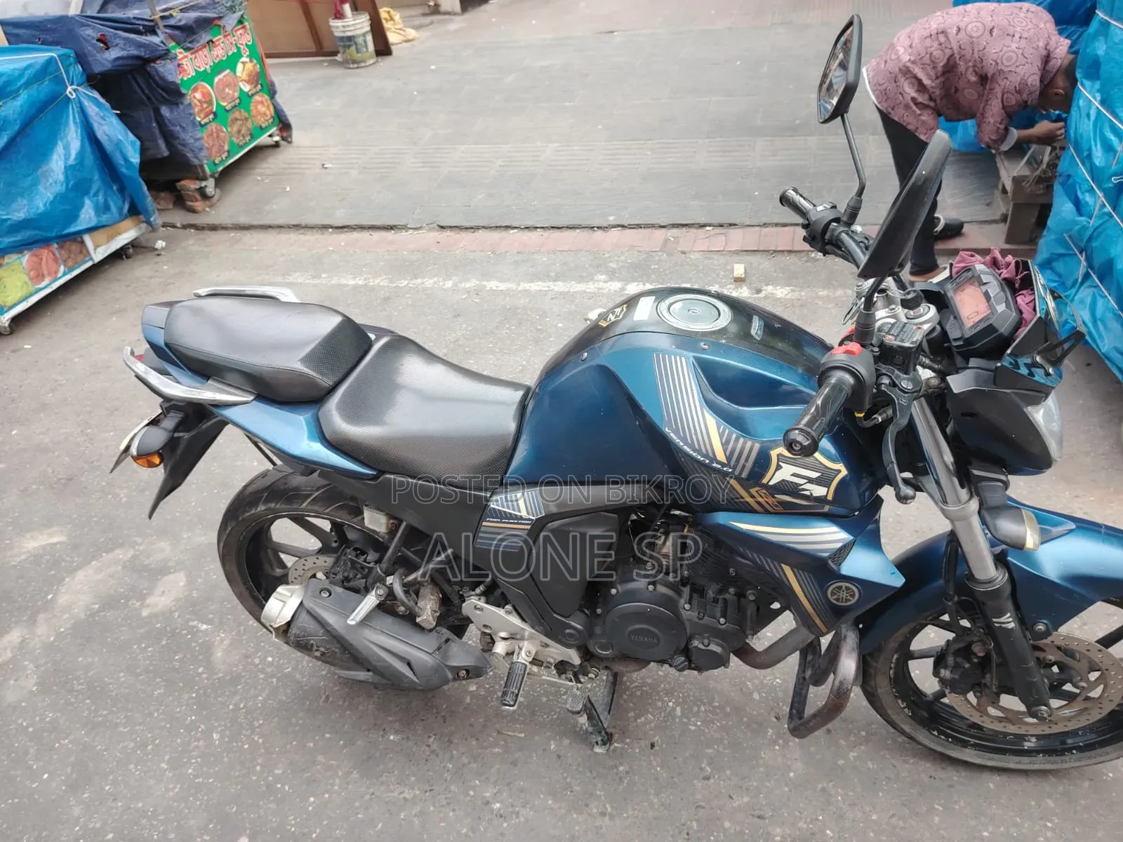 যামাহা এফজেডএস ভি২ ২০১৯ নীল