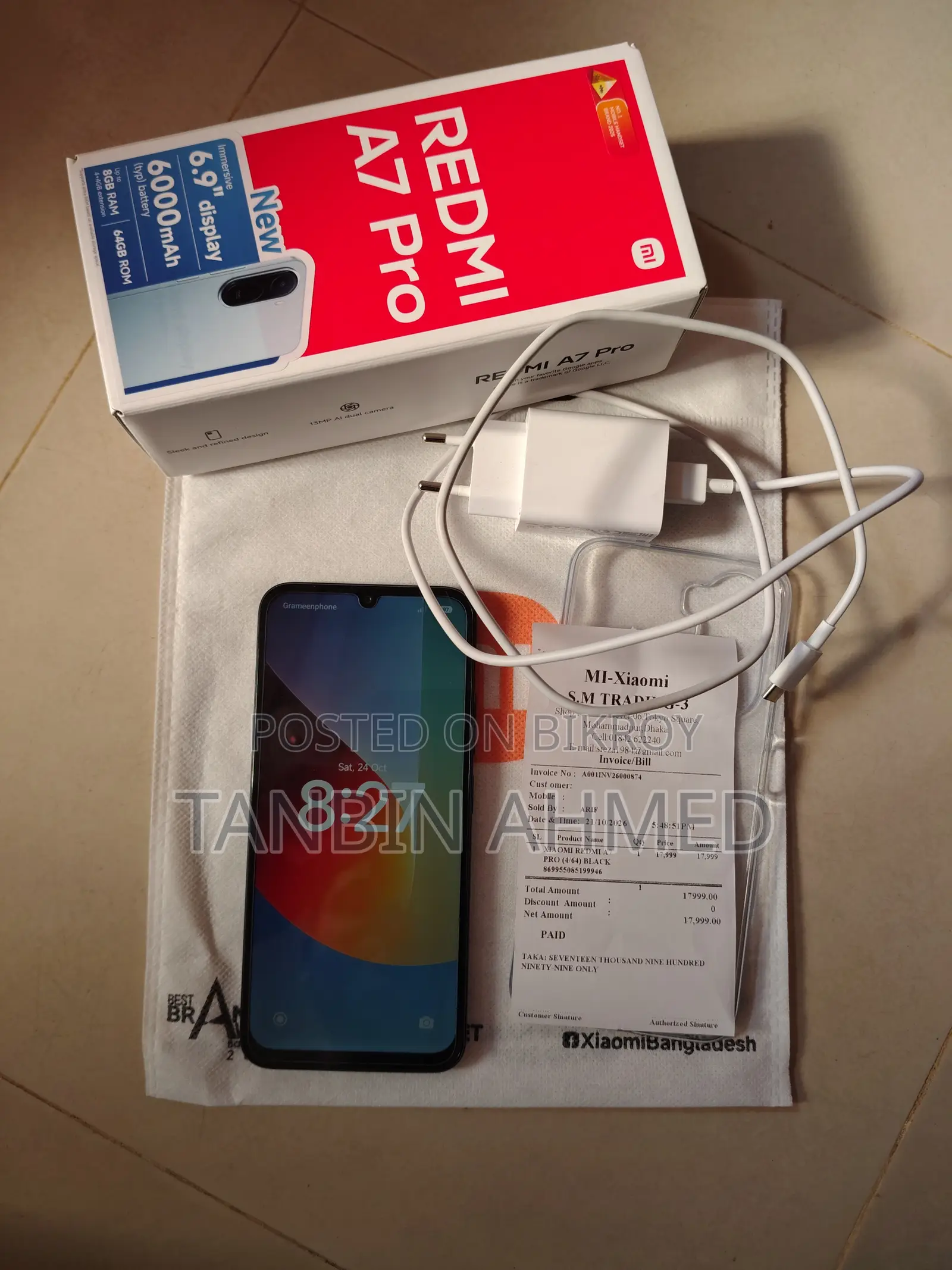 New Xiaomi Redmi A7 Pro 64 GB Black