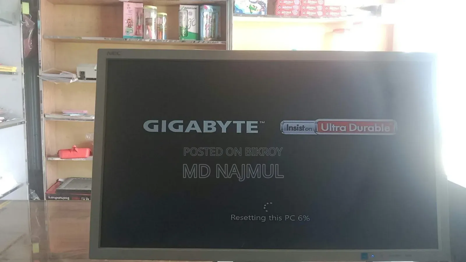 Desktop Computer Gigabyte 8GB Intel Core i3 SSD 256GB