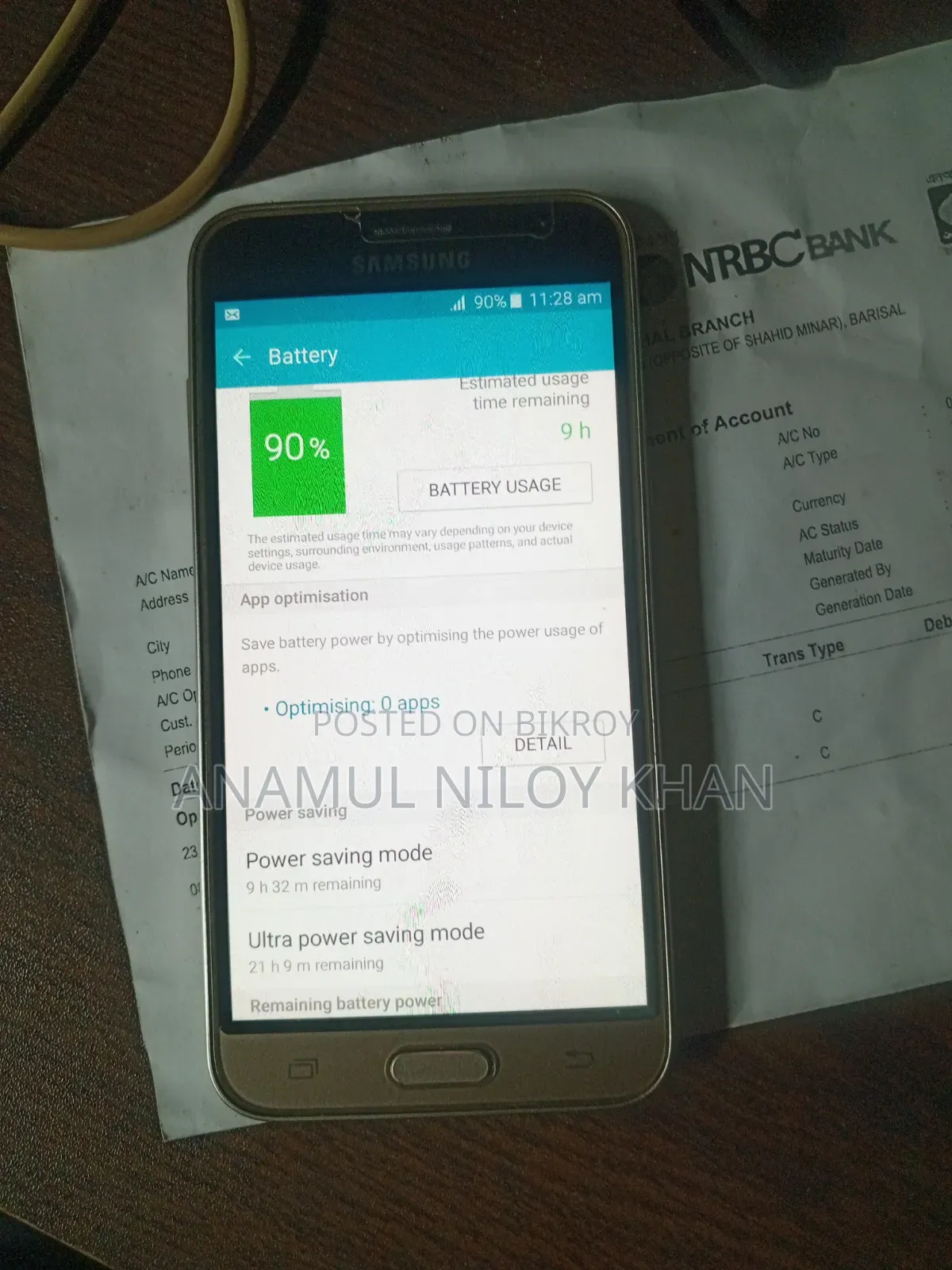 Samsung Galaxy Grand Prime Plus 8 GB Rose Gold