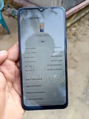 স্যামসাং গ্যালাক্সি এ০৩ ৩২ জিবি ব্লু