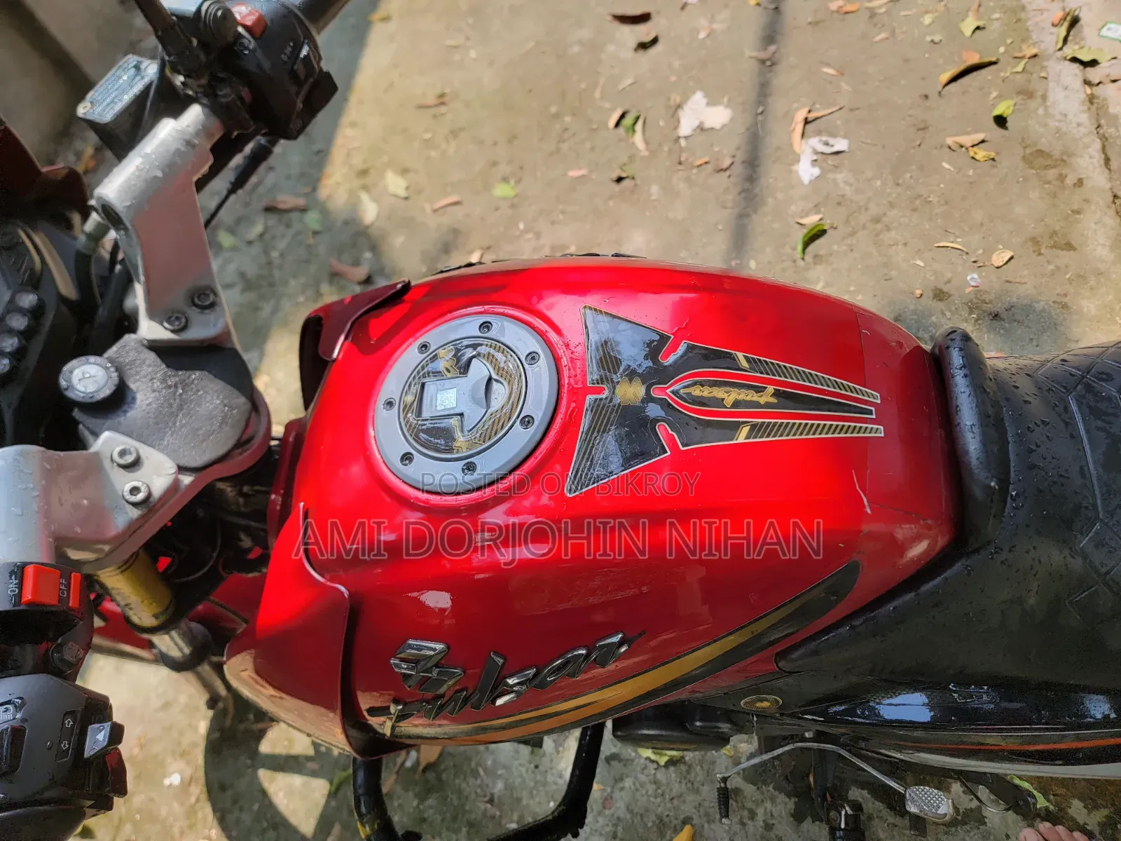 বাজাজ পালসার ১৫০ ২০১০ লাল