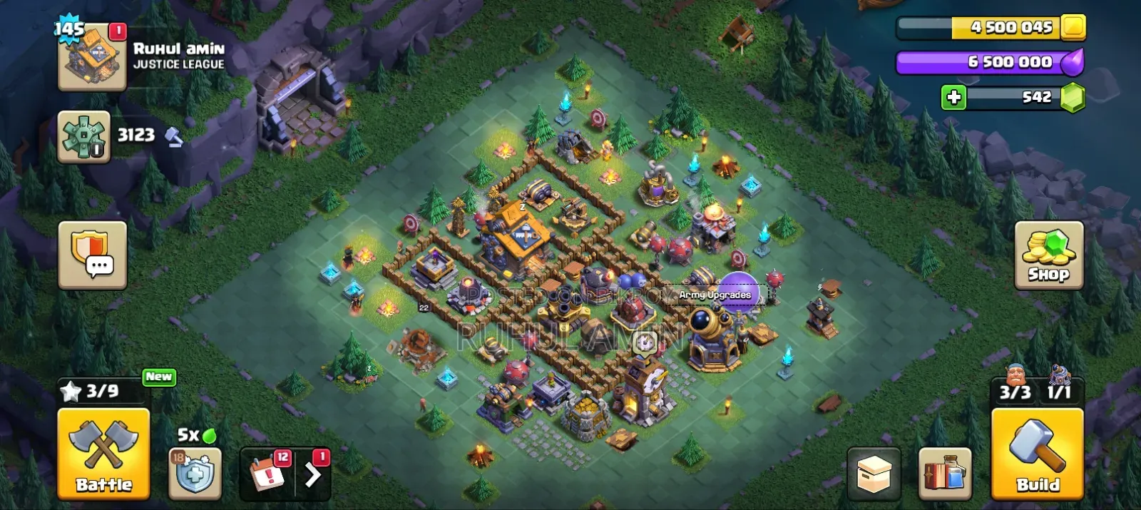 COC TH 16 (15 MX) for Sell