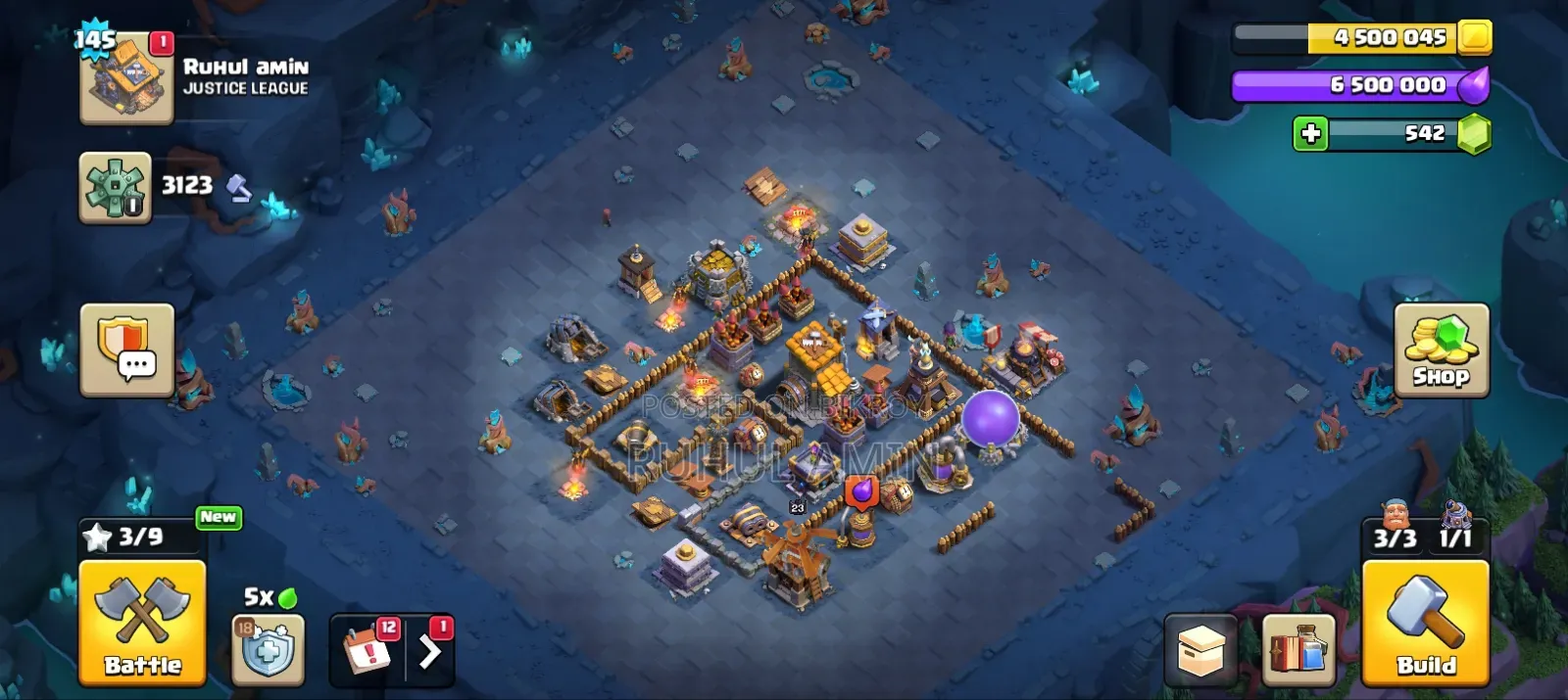 COC TH 16 (15 MX) for Sell