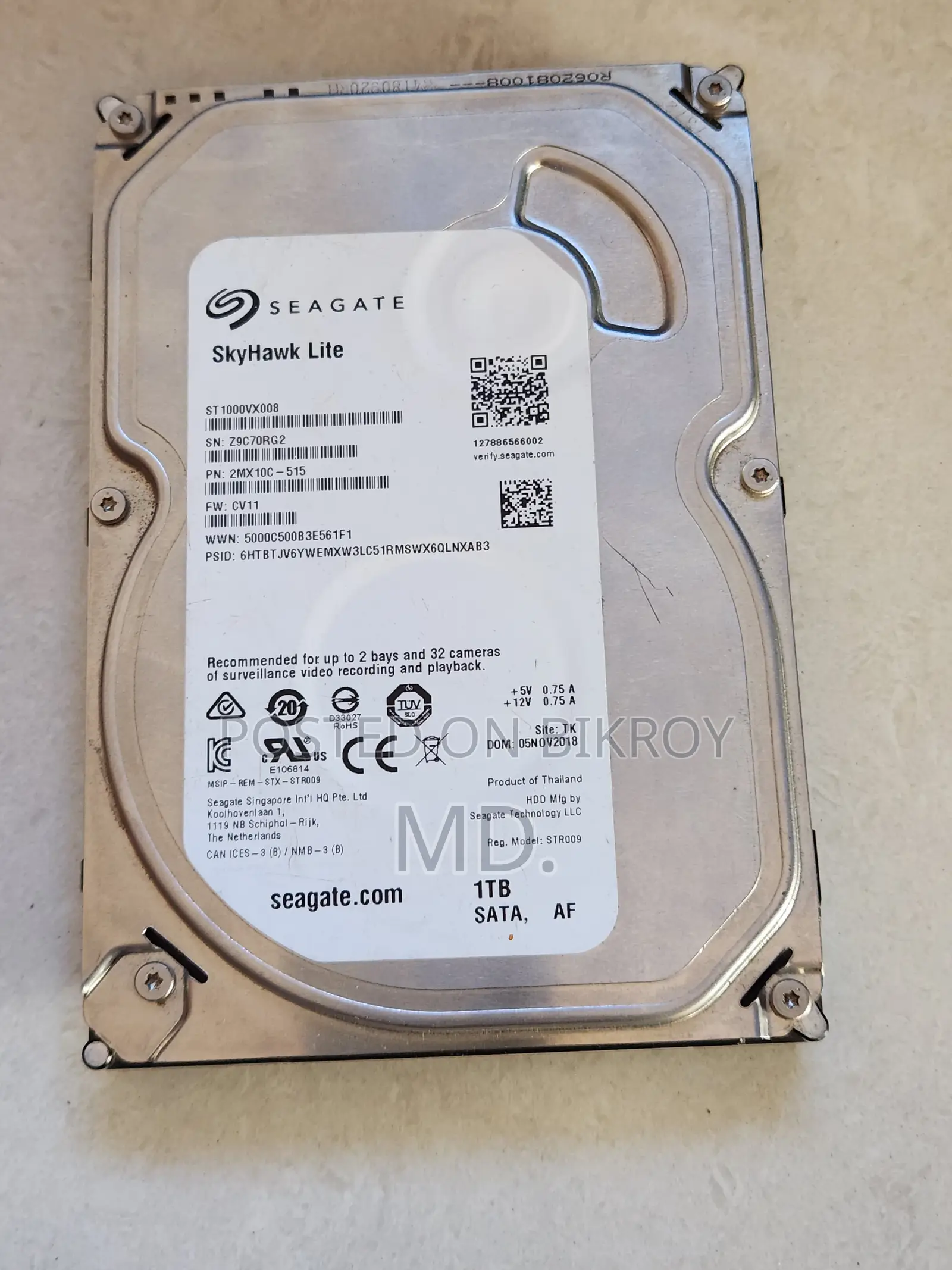 Seagate 1TB HDD