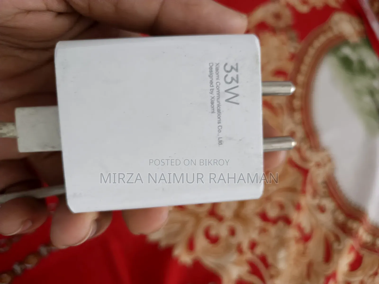 Xiaomi 33W Fast Charger Adopter & Cable Type-C