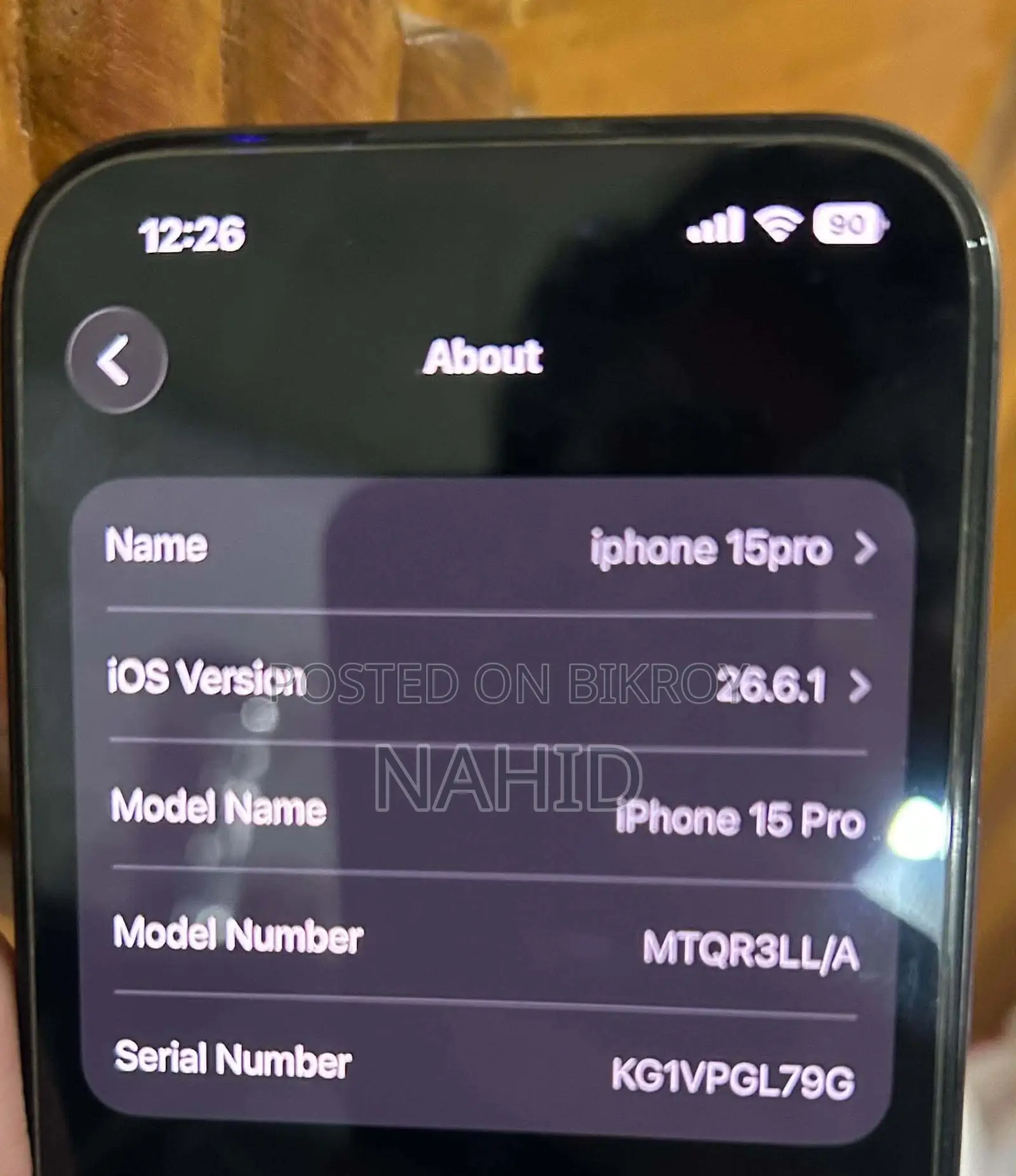 Apple iPhone 15 Pro 256 GB Black