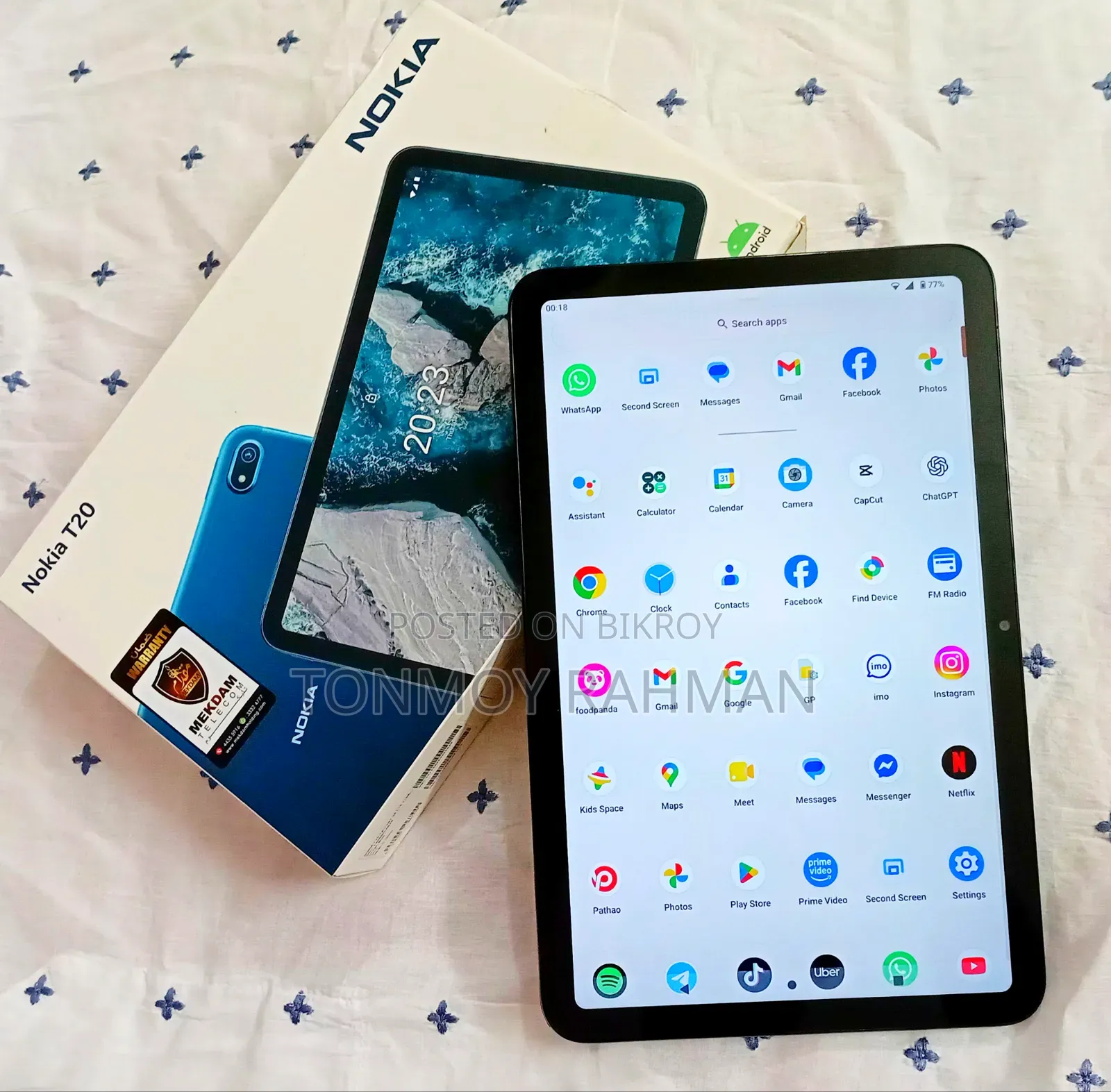 নোকিয়া টি২০ ৬৪ জিবি নীল