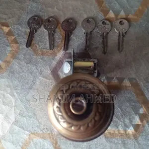 6-Key Durable Round Door Lock