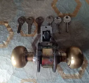 6-Key Durable Round Door Lock