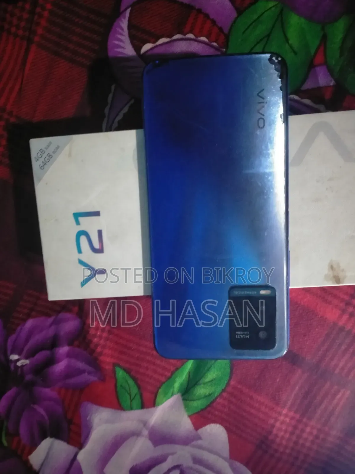 Vivo Y21 64 GB Blue