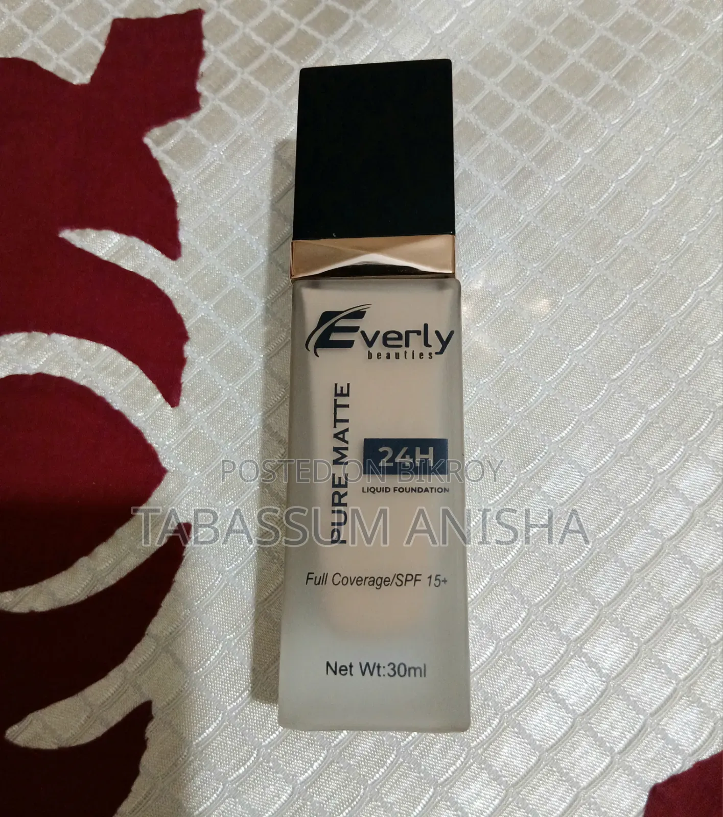 Everly Beauty Pure Matte Foundation ; Natural