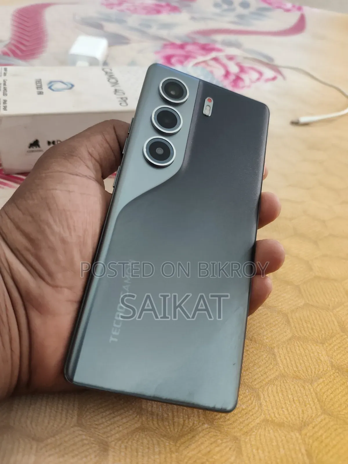 Tecno Camon 40 Pro 4G 256 GB Black