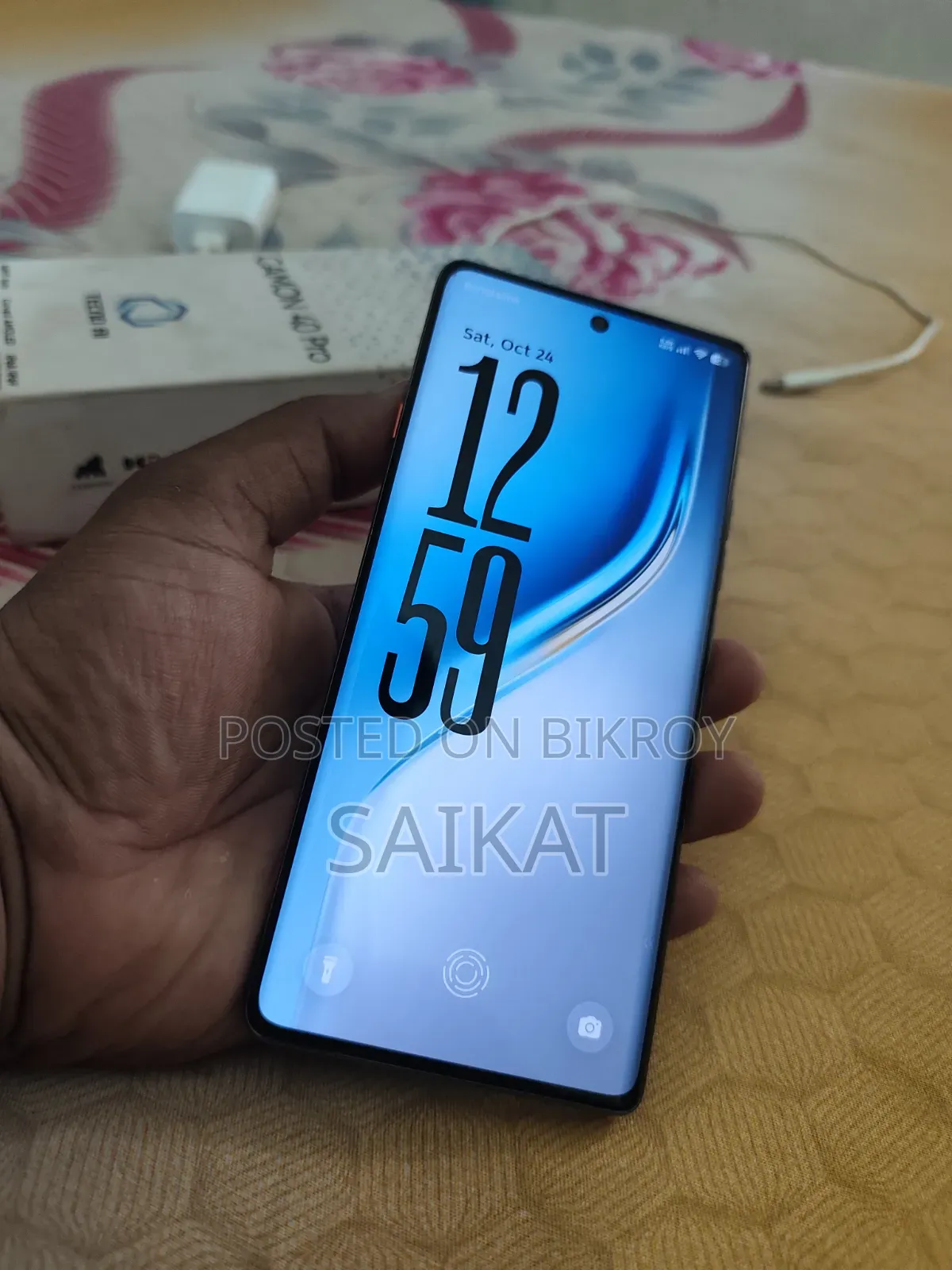 Tecno Camon 40 Pro 4G 256 GB Black