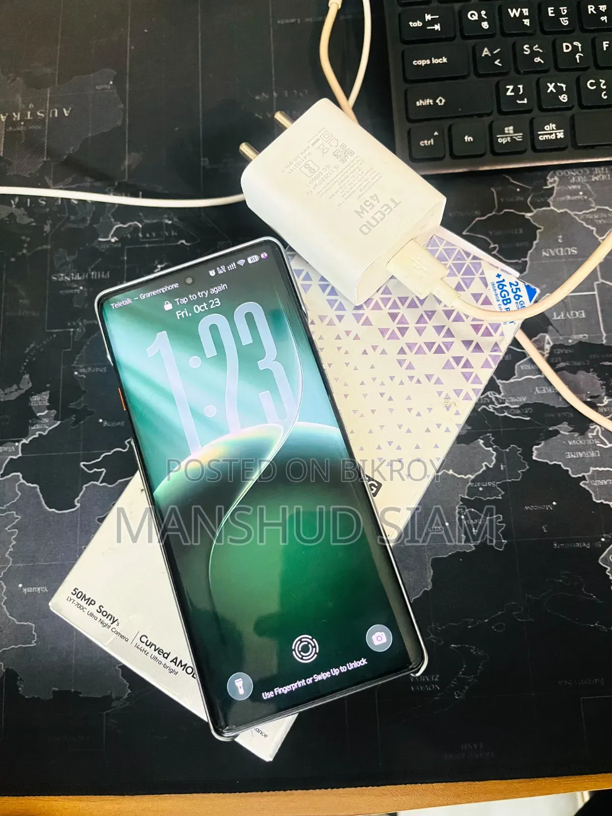 Tecno Camon 40 Pro 4G 256 GB Graphite