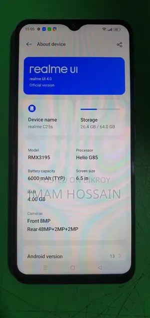 Realme C25s 64 GB Blue
