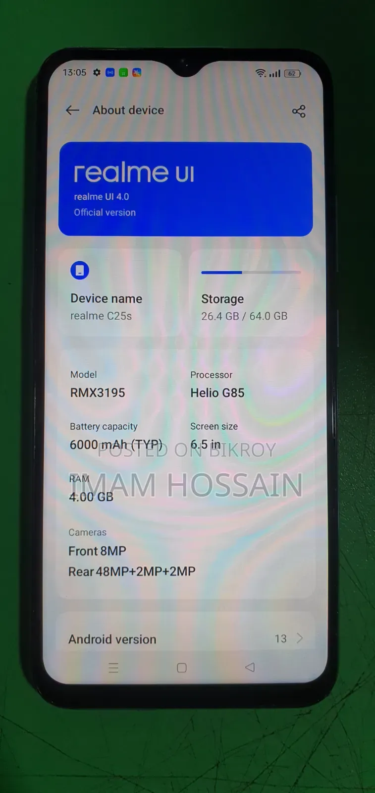 Realme C25s 64 GB Blue