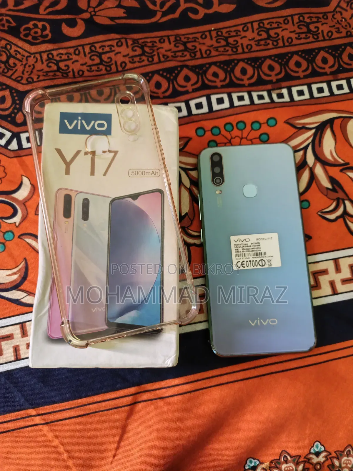 Vivo Y17 256 GB Blue