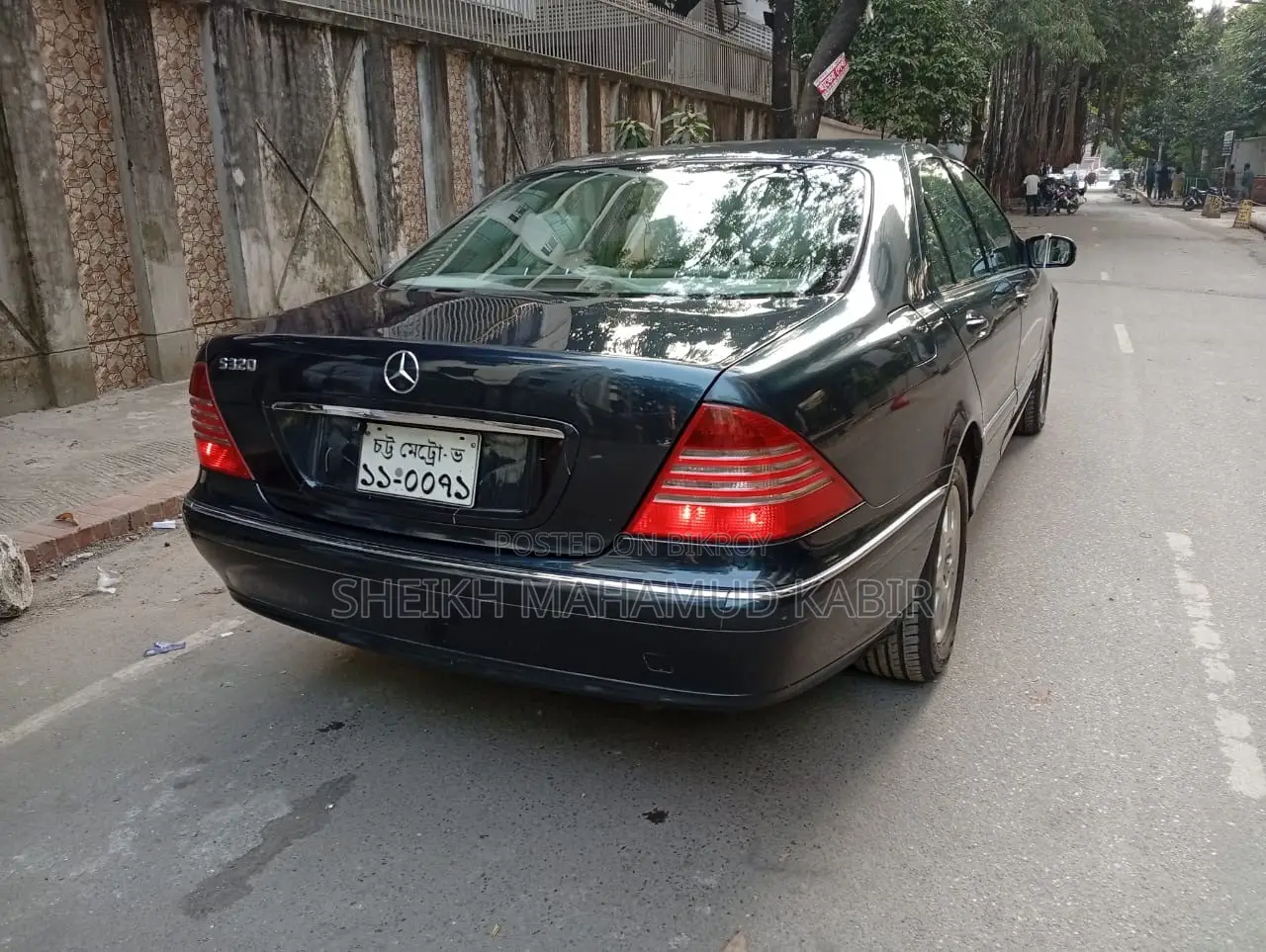 Mercedes-Benz S-Class S 320 CDI (W220) 2001 Matt Black