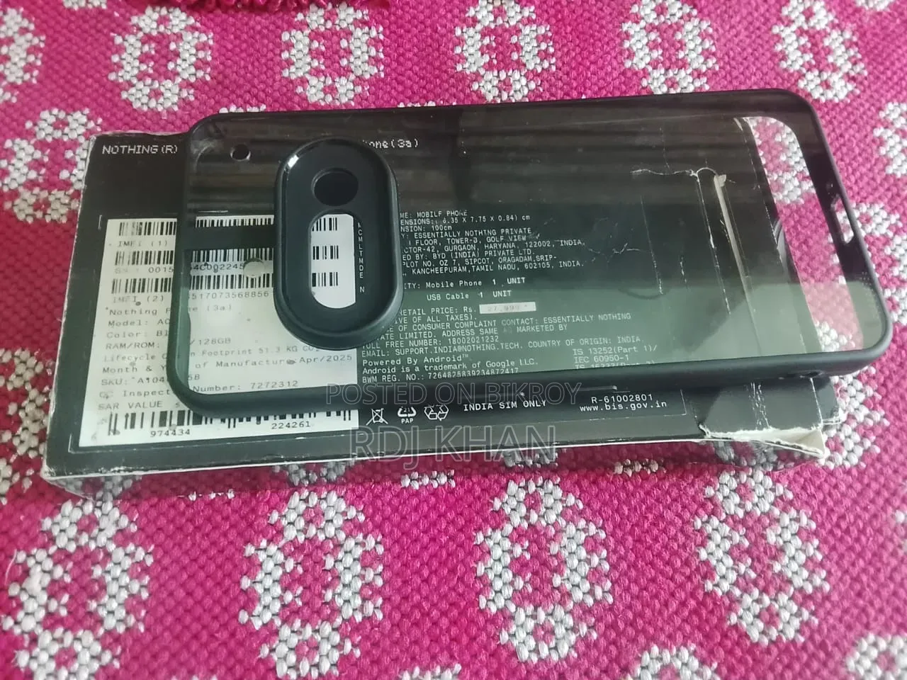 Nothing Phone 3a 128 GB Black