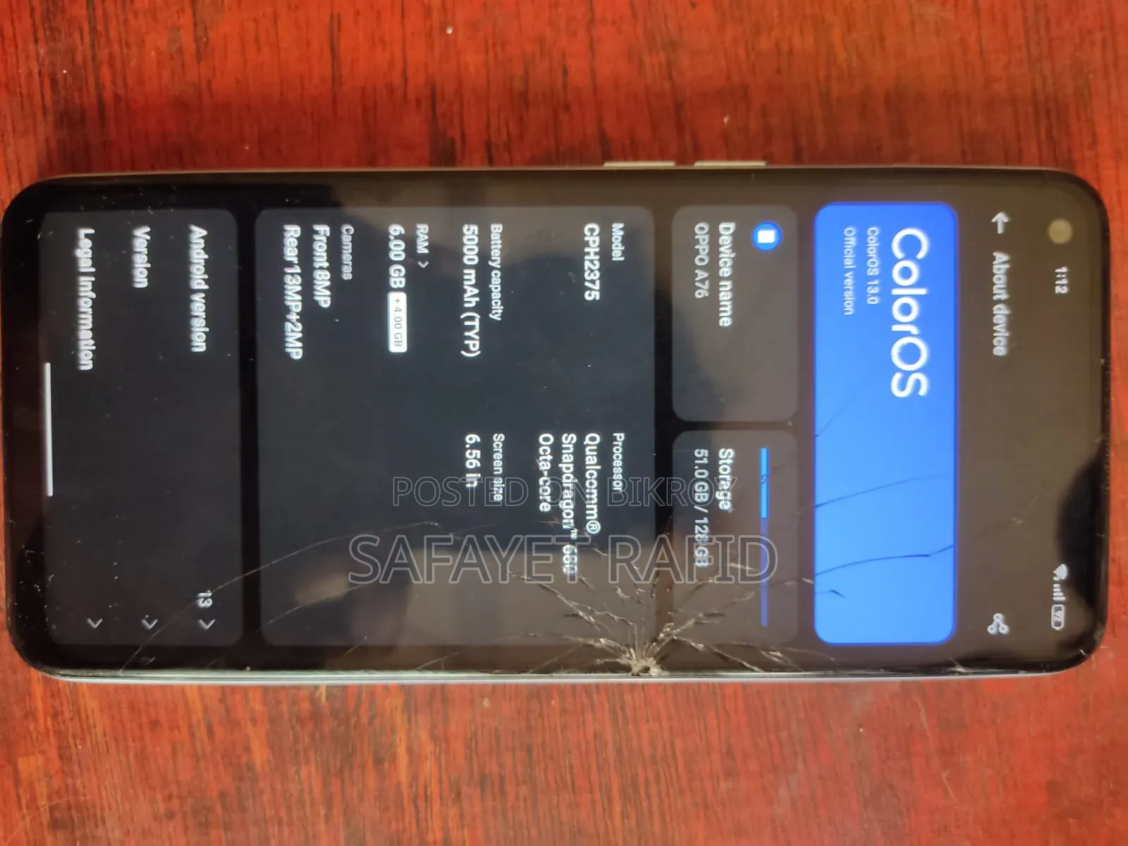 Oppo A76 128 GB