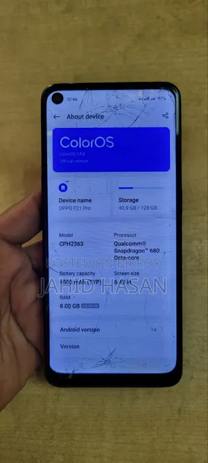 Oppo F21 Pro 128 GB Black