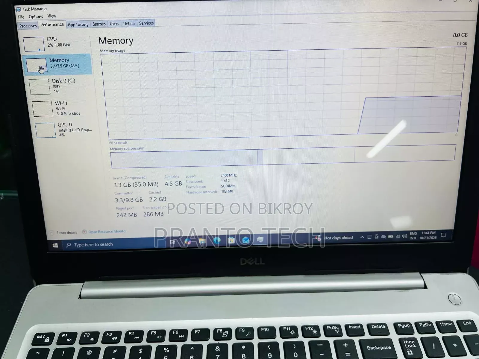 Laptop Dell Inspiron 15 5570 8GB Intel Core i5 SSD 256GB