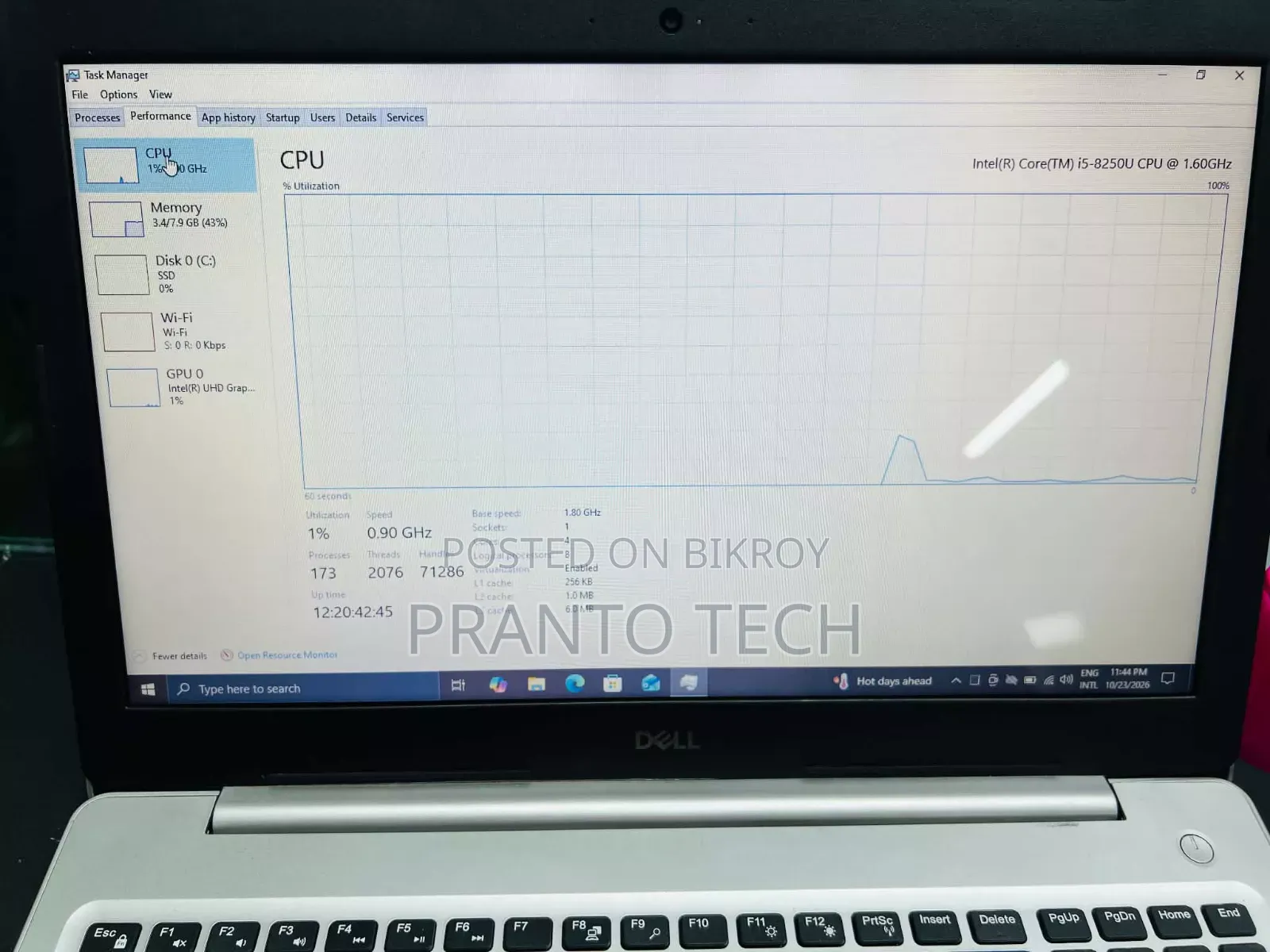 Laptop Dell Inspiron 15 5570 8GB Intel Core i5 SSD 256GB