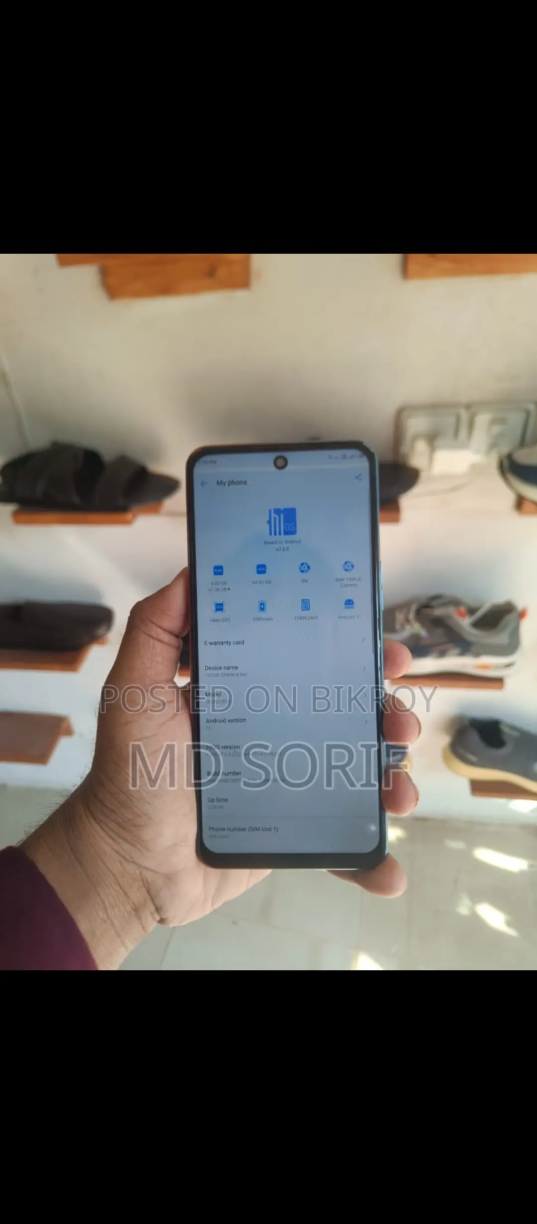 টেকনো স্পার্ক ৮ প্রো ৬৪ জিবি অরেঞ্জ