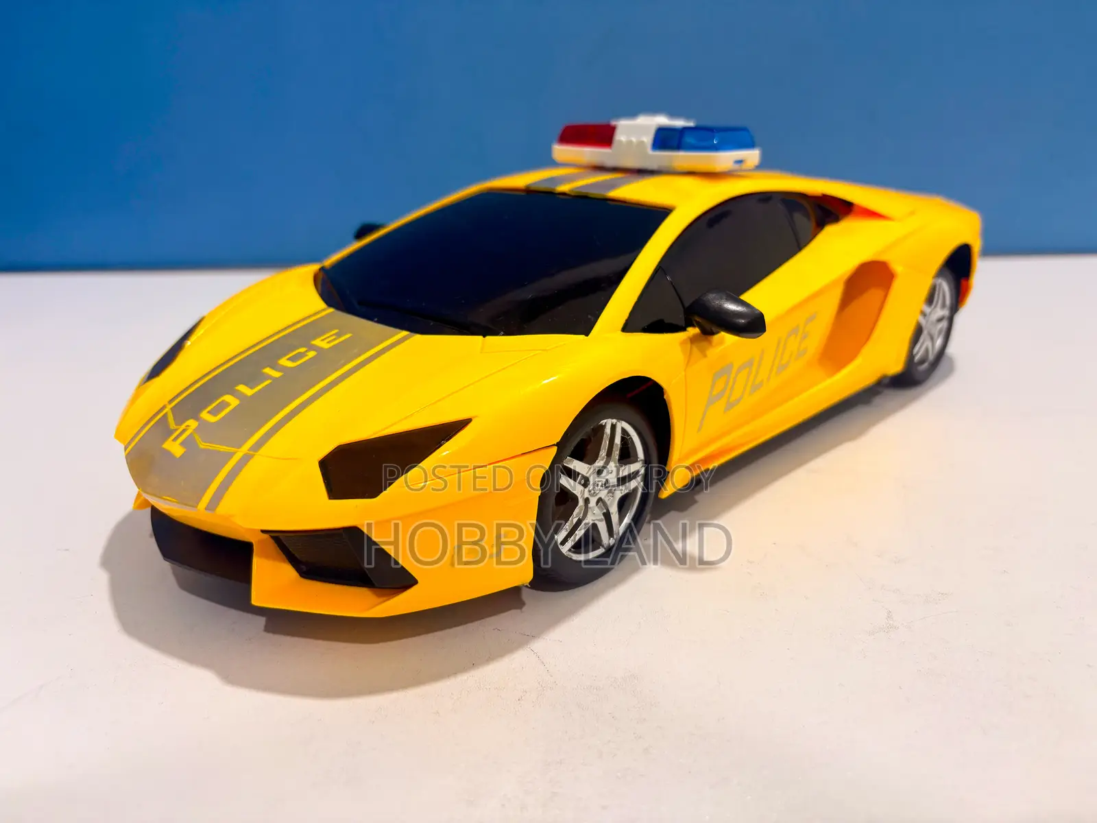 3D Police Toy Car Remote Control Car With Lights & Music