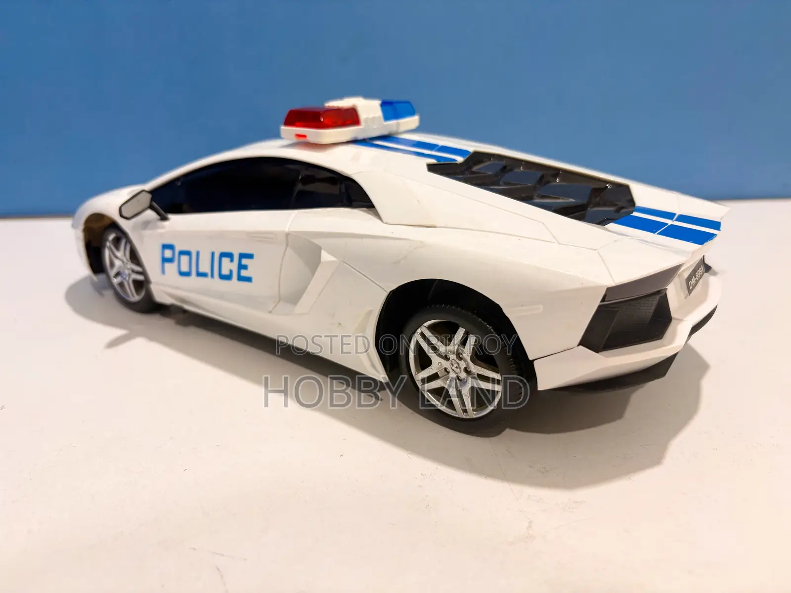 3D Police Toy Car Remote Control Car With Lights & Music