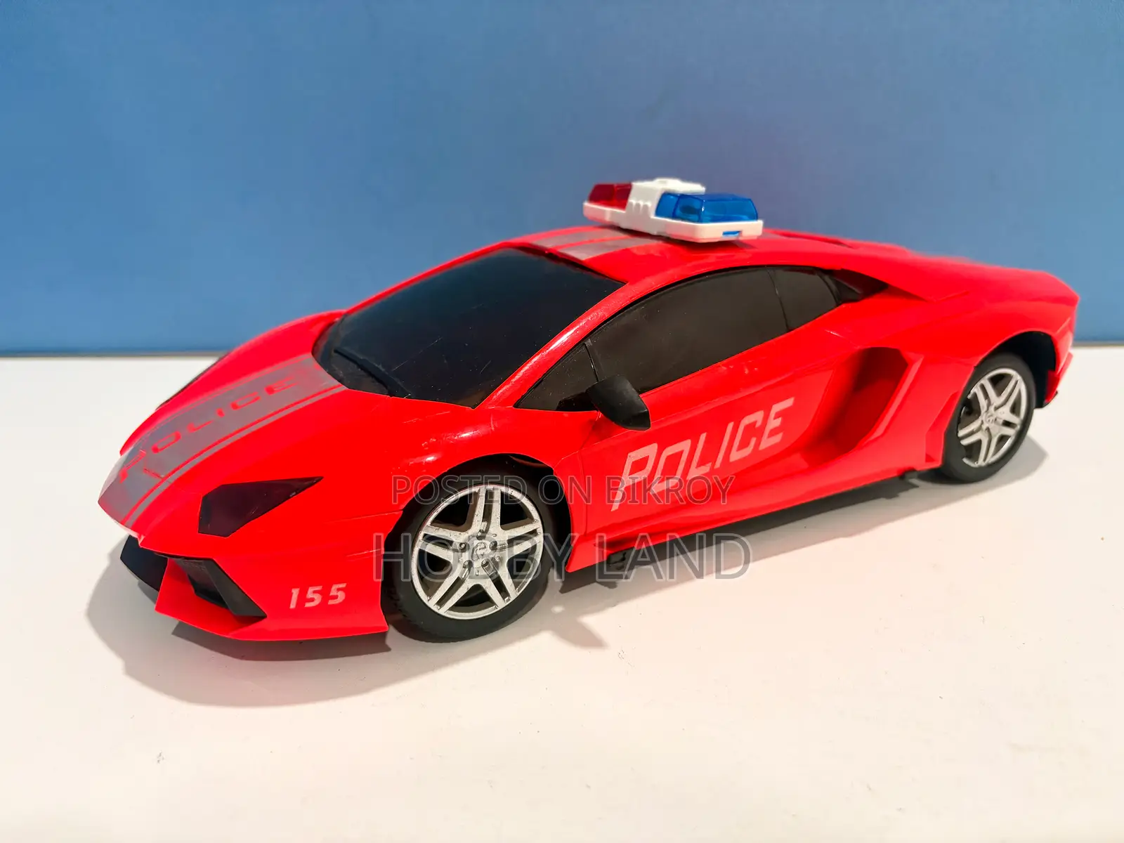 3D Police Toy Car Remote Control Car With Lights & Music