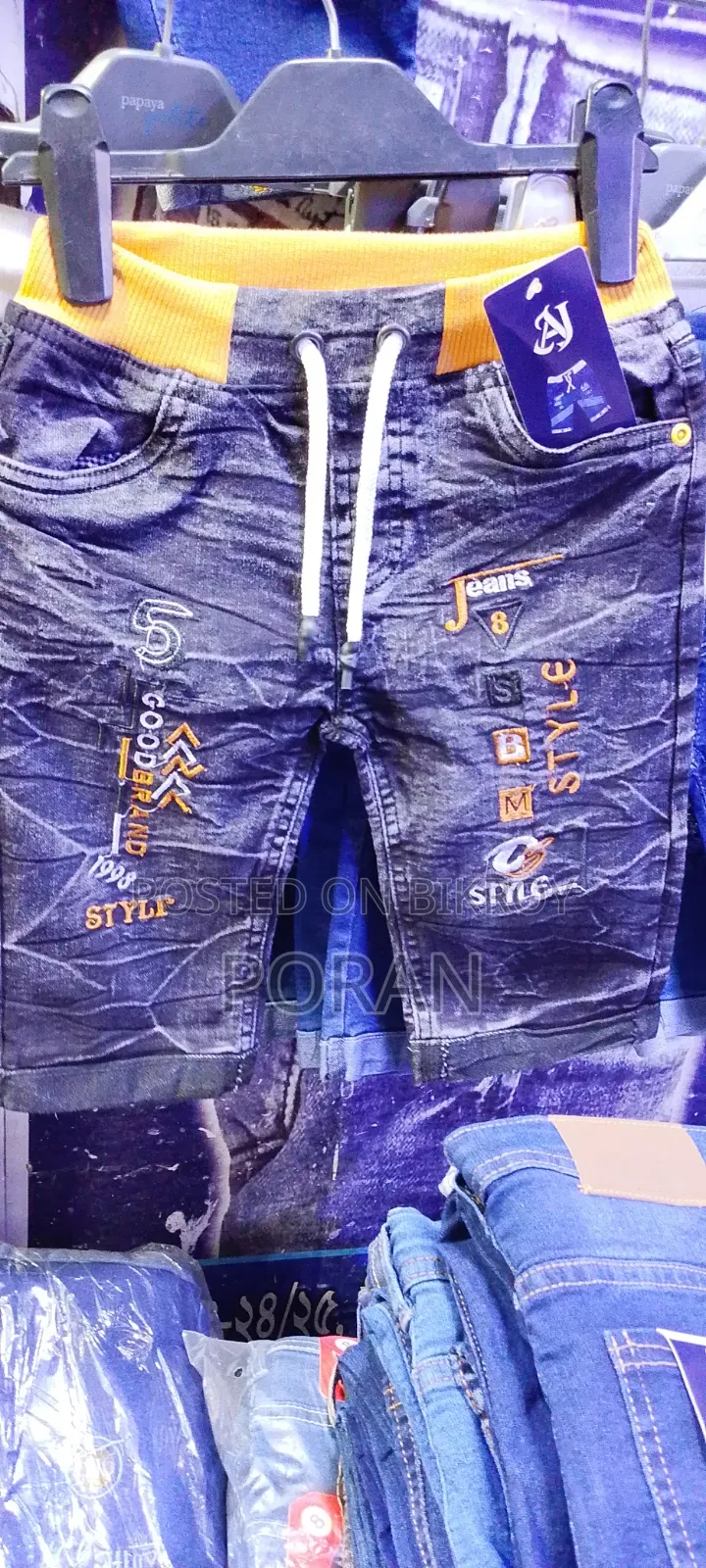 Kids Modern High Quality Three Quarter Jeans