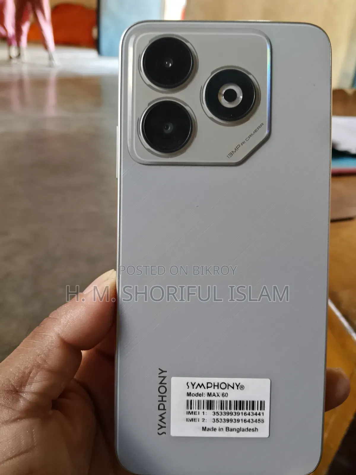 Symphony Max 60 64 GB White