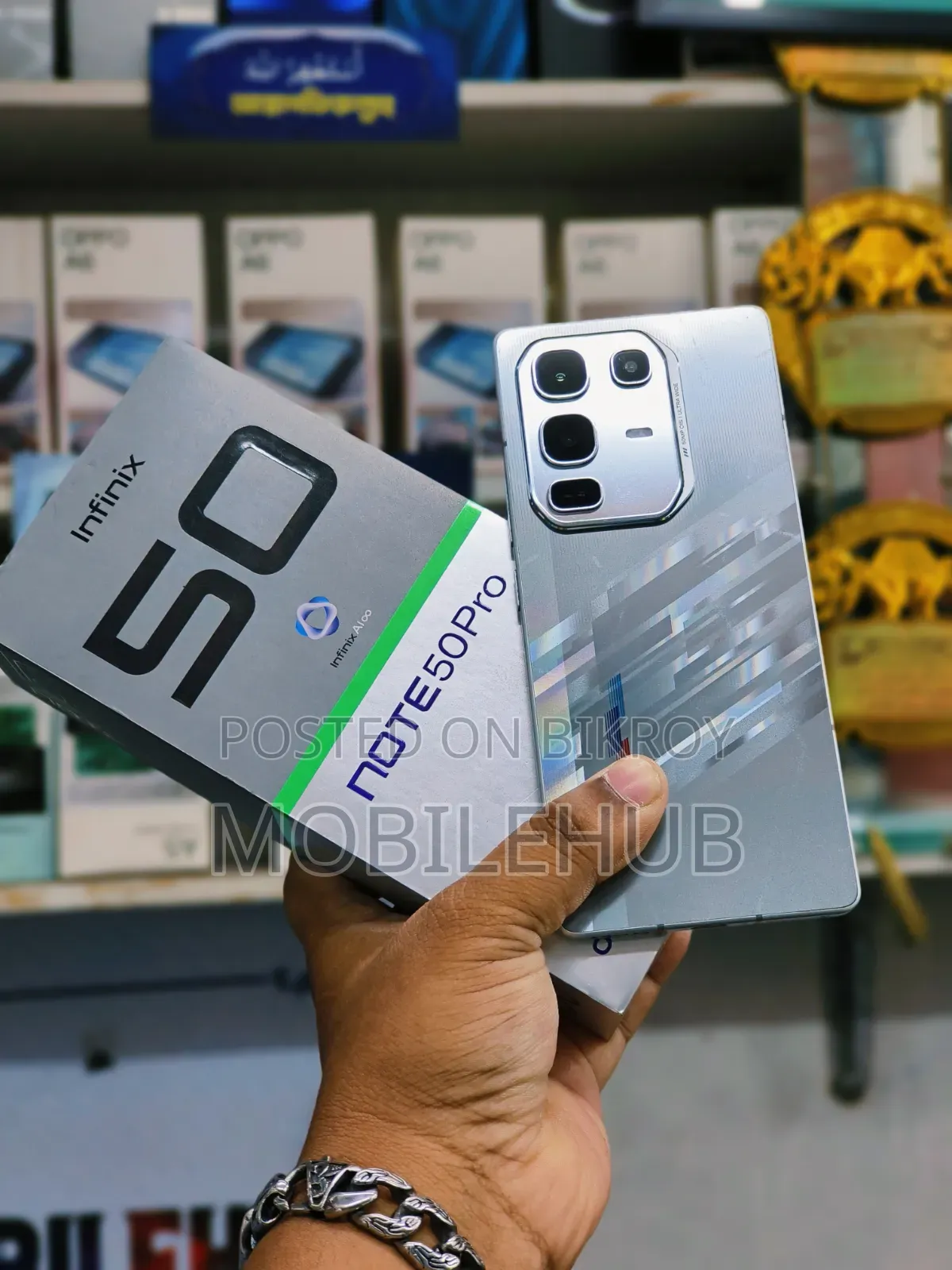 Infinix Note 50 Pro 256 GB Silver