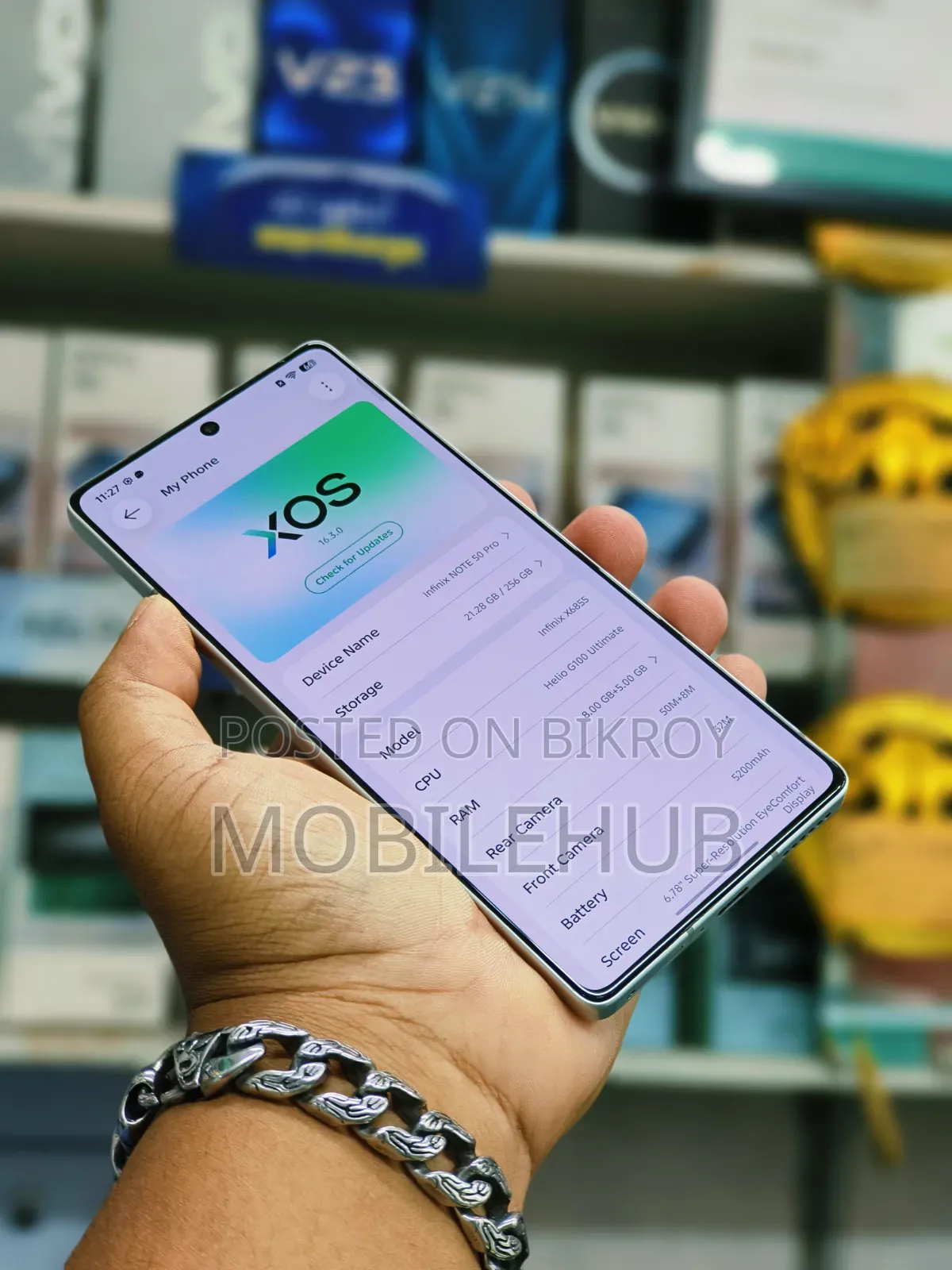 Infinix Note 50 Pro 256 GB Silver