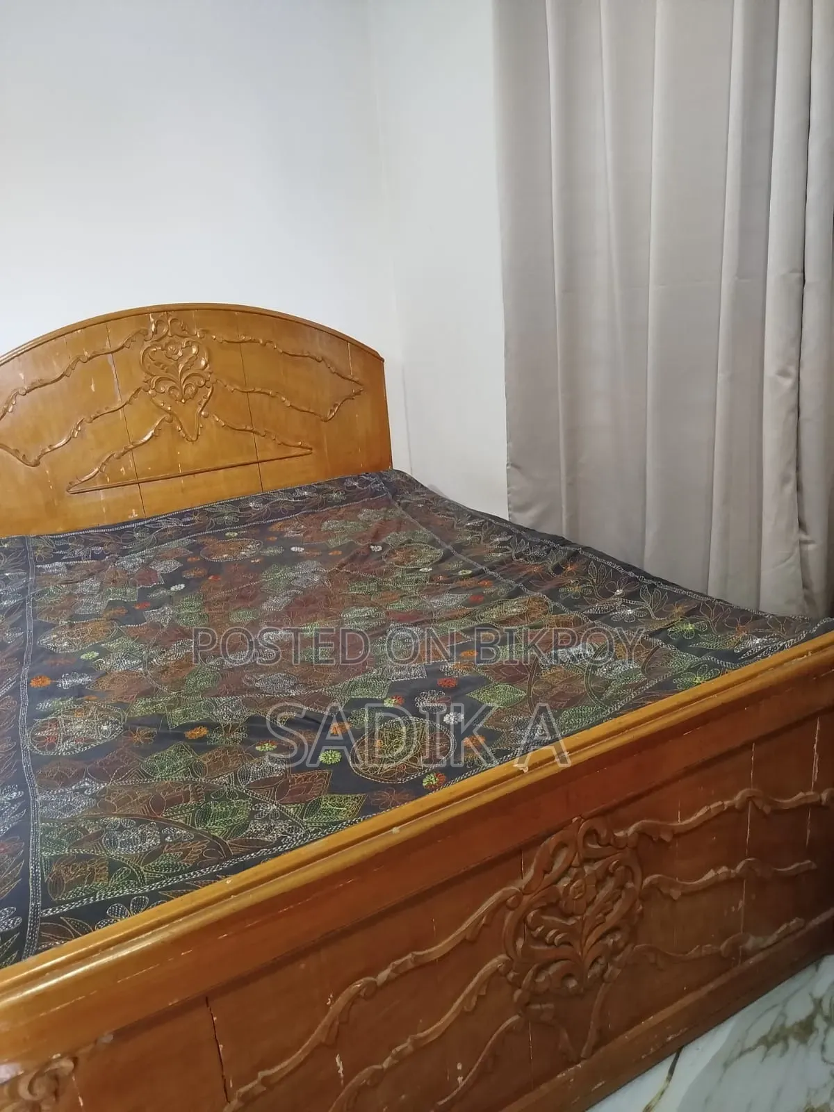 মেহগনি কাঠের খাট বিক্রি হবে