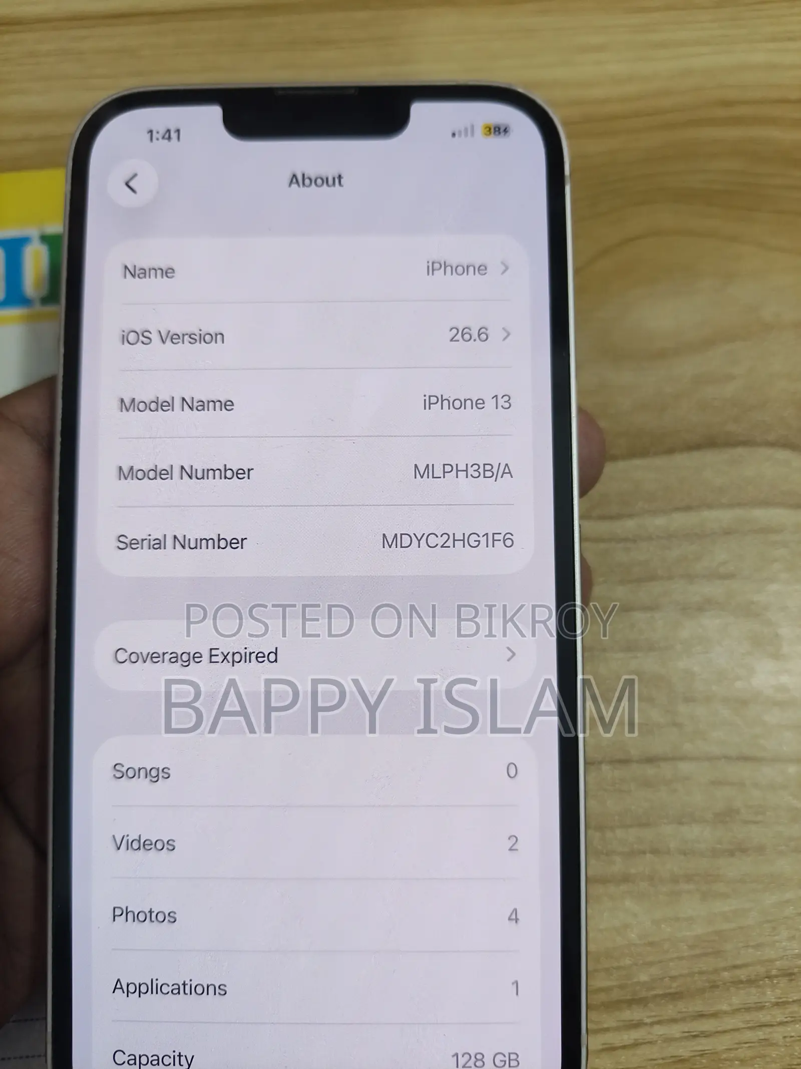Apple iPhone 13 128 GB Rose Gold