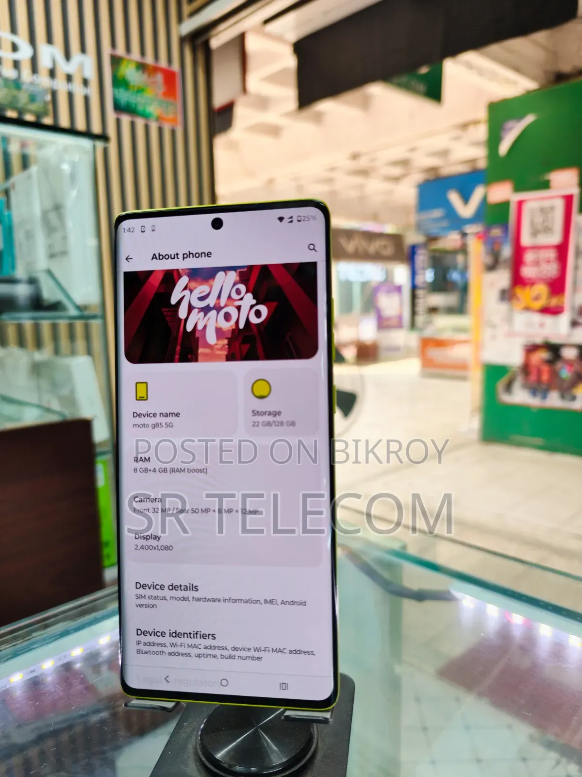 Motorola Moto G85 128 GB Yellow