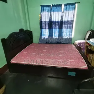 Foreign Wood BED With Mattress